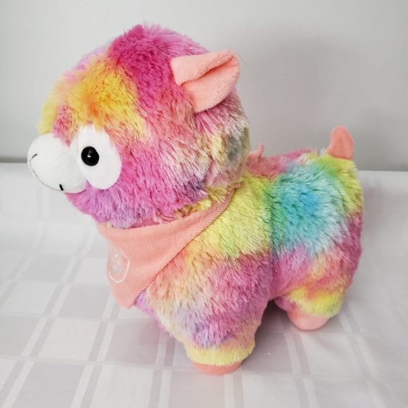 FOCO NHL 13" Rainbow Llama Wpg Jet's Hockey Bandana Plush - Picture 5 of 7